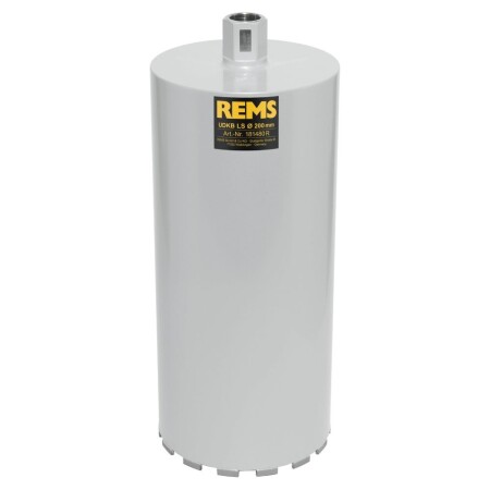 Diamond core bit REMS UDKB LS Ø200mm UNC 1 1/4
