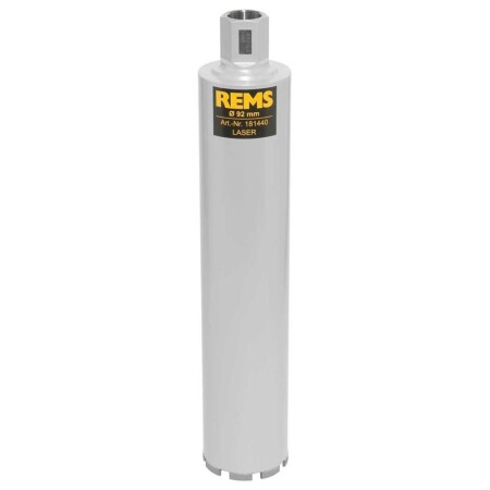 Diamond core bit REMS UDKB LS Ø92mm UNC 1 1/4