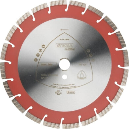 Diamond cutting disc KLINGSPOR DT 900 B Special 400mm - Klingspor