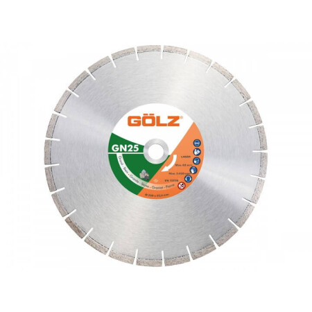 Diamond disc for granite GOLZ GN25 Ø350x25.4mm - Golz