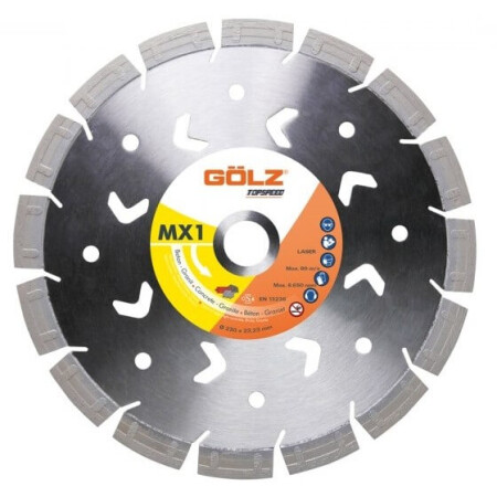 Diamond disc GOLZ MX1 230x22.2mm - Golz
