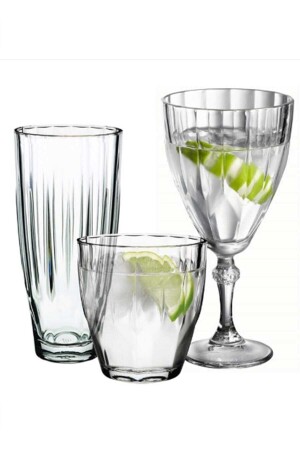 Diamond Glass 18 Pieces Fma161245 Fma215870 Fma05123 327 DIAMOND18 - Paşabahçe