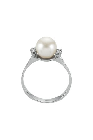 Diamond Stone Pearl Ring - Gırantaş