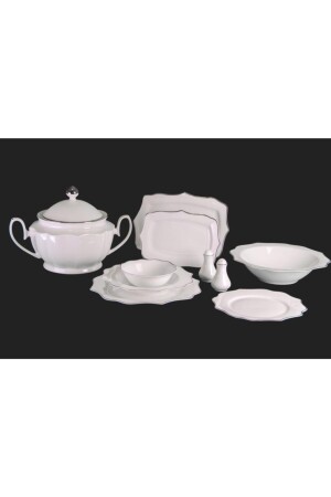Diana Silver 60-teiliges Tafelservice für 12 Personen Rl01-110 P404YMT. 29322. 01 - Royal London