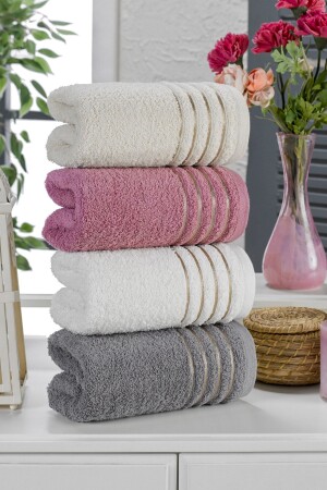 Diana Towel Set 4 Pieces 800gr. 50x90cm - Casnack
