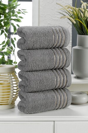 Diana Towel Set 4 Pieces 800gr. 50x90cm Diana Model - Casnack