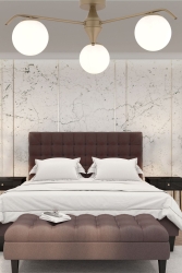 Diaspor 3'lü Yuvarlak Eskitme Beyaz Camlı Modern Plafonyer Genç Odası Yatak Odası Retro Salon Avize 3948-03P-FR - Apliqa