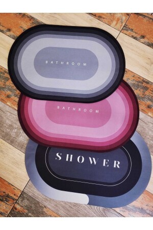 Diatom 40x60 Size Water Absorbing Quick Drying Bathroom Shower Ablution Mat - Seram Collection
