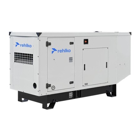 Diesel generator with hood REHLKO KD165 132kW - KOHLER power