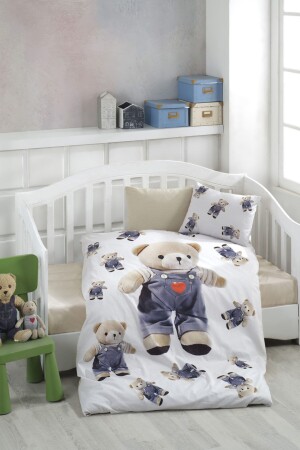 Digital Printed 3d Cotton Baby Duvet Cover Set 11400 - BONJARDİNHOME