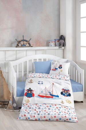 Digital Printed 3d Cotton Baby Duvet Cover Set 12500 - BONJARDİNHOME