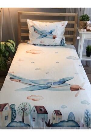 Digital Printing Airplane Pattern Cover Pillow Set 1959 EVMKD220 - Evmila