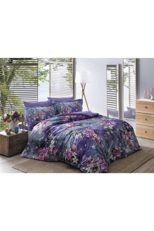 Digital Satin Comforter Set King Size Daphne - Taç