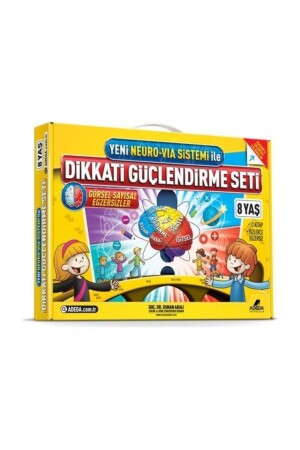 Dikkati Güçlendirme Seti 2. Sınıf 8 Yaş Osman Abalı - Adeda Yayınları