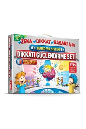 Dikkati Güçlendirme Seti 3 Yaş DGS03 - Adeda Yayınları