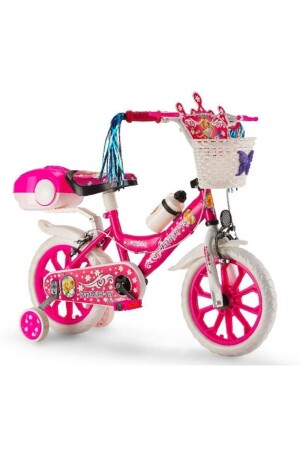 Dilaver Forza 15 Wheel Pink Luxury Children's Bike (Suitable for 4-5-6-7 Years Old. ) DİLAVER-FORZA-15RIM-PINK - Holly
