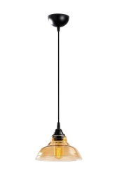 Dilberay Luxus-Wohnzimmer – Küche – Schlafzimmer, moderner, honigfarbener Glas-Café-Küchen-Einzelpendelleuchte-Kronleuchter MA5556988002 - Modavize