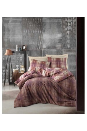 Dimla Claret Red Double Duvet Cover Without Sheets EVMRKCKNST020211 - EVİMCE