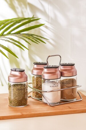 Dimple Rosegold 5 Piece Spice Set 153. 03. 06. 1682 - Karaca