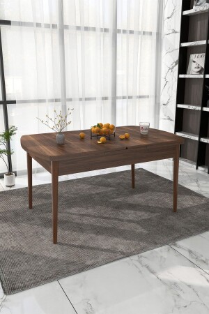 Dining Table Kitchen Table Set Wooden Table Extendable Table Table for 6 Persons (Luxury Kemençe) - Renlife