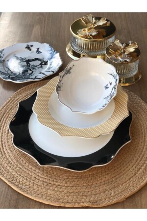 Dinner Set Mariposa 24 Pieces for 6 Persons EKSELANS-80 - Sembol