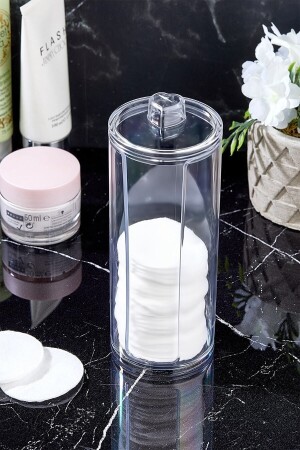 Disc Cotton Organizer Makeup Cotton Box - Kabak Home