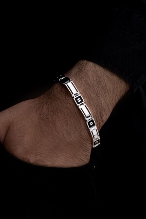 Discovery Silver Men's Bracelet Tag - Osmanli Gümüş
