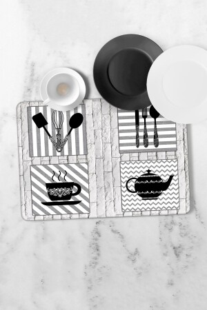 Dish Drying Mat Drying Cloth Drying Mat Countertop Dish Rack 40x50 Cm Washable Mat17 - Dekomod