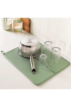 Dish Drying Mat Meridyendukkan Green Color Dish Rack - Ikea