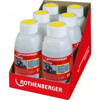 Disinfectant for drinking water pipes ROTHENBEGER RoClean (6 bottles of 1l) - Rothenberger