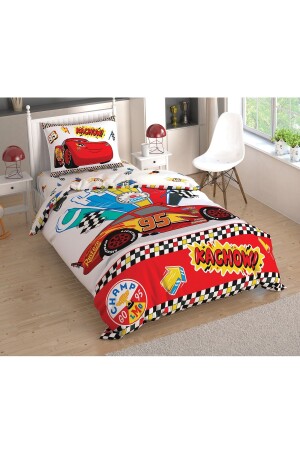 Disney Cars Kachow Cotton Licensed Duvet Cover Set 8682475055420 - Taç
