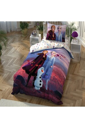Disney Frozen 2 Autumn Pamuk Lisanslı Nevresim Takımı 60260607 - Taç
