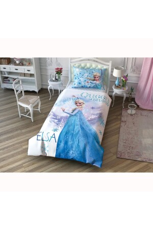 Disney Frozen Çek Canlandır Pamuk Lisanslı Nevresim Takımı - Taç