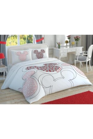 Disney Love Mickey Glow Double Duvet Cover Set 60259513-CG - Taç