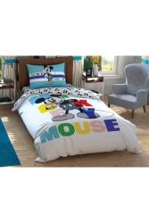 Disney Mickey Color Face Einzelbettbezug-Set dop9997556igo - Taç