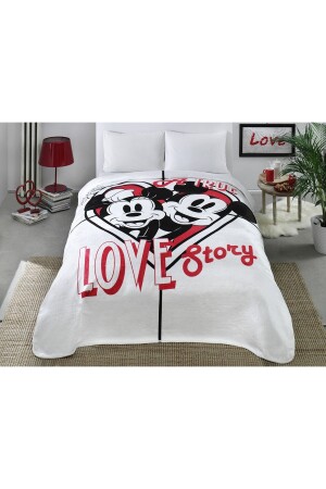 Disney Minnie Mickey Lisanslı Battaniye 71120814 - Taç