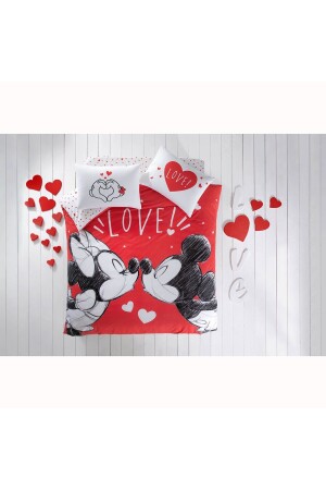 Disney Minnie Mickey Lovely Cotton Licensed Duvet Cover Set 000001000040100001 - Taç