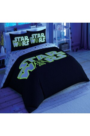 Disney Star Wars Glow Cotton Licensed Duvet Cover Set TYC00292889038 - Taç