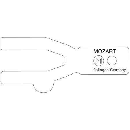 Distance slider for WOLFF Mozart milling cutters 0.5mm - Wolff