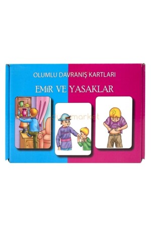 بطاقات السلوك الإيجابية من المنطقة - أوامر وحظر DM19307 - Yuka Kids