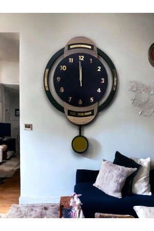 DMR01 Wall -Wall Clock- Wooden Clock- Pendulum Clock Wooden Pendulum Wall Clock-Wall Clock - Ste Desing