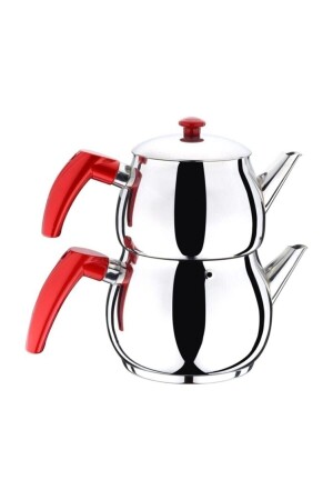 Dmrzshop Globe Teapot Steel Medium Size Self Strainer Tea - Papatyam Çelik