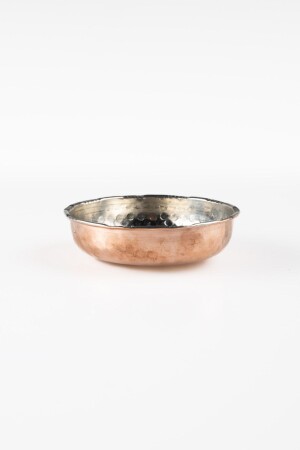 Dmt Copper Gaziantep Forged Copper Snack Bowl Breakfast Nuts Jam Presentation Bowl (10cm X 2,5cm) DMT-19166 - DMT COPPER HOME