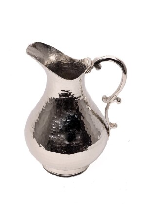 Dmt Gaziantep Copper Forged Copper 1.5 Lt Jug White DMT-1905 - DMT COPPER HOME