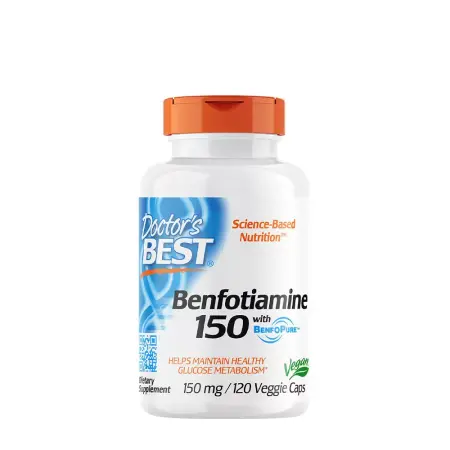 Doctor's Best Benfotiamine With Benfopure 150 mg (120 Veggie Capsules) - Doctor's Best