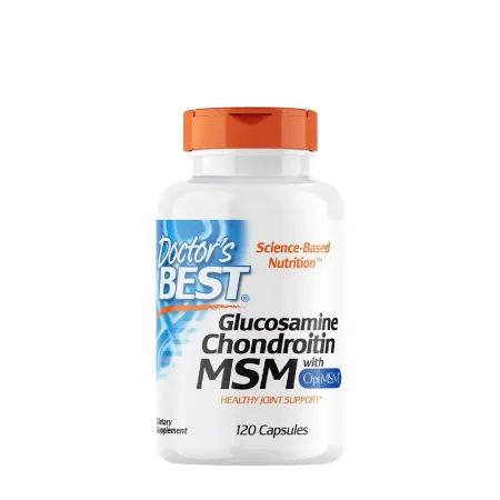 Doctor's Best Glucosamine Chondroitin MSM with Optimsm (120 Capsules) - Doctor's Best