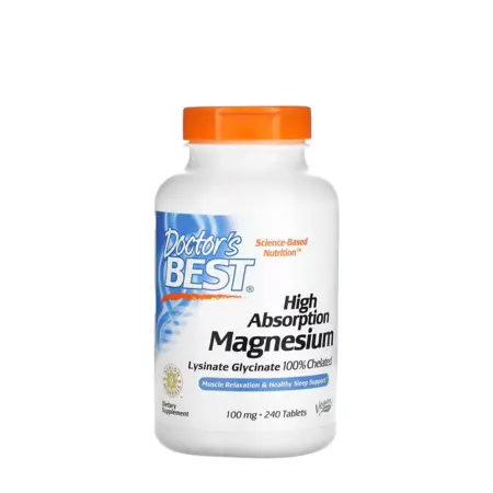Doctor's Best High Absorption Magnesium 100 mg (240 Tablets) - Doctor's Best