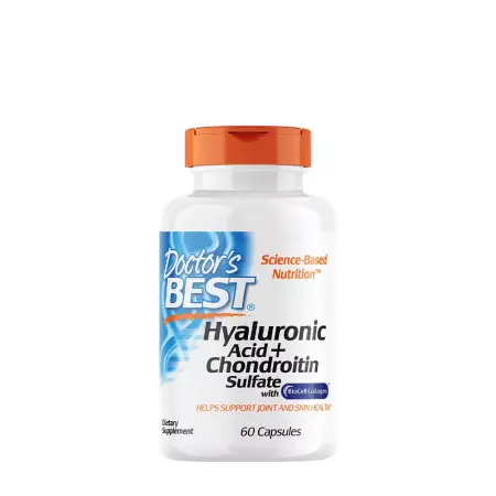 Doctor's Best Hyaluronic Acid + Chondroitin Sulfate + Biocell (60 Capsules) - Doctor's Best
