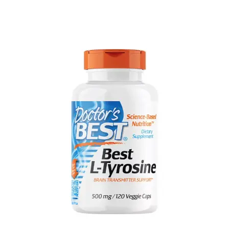 Doctor's Best L-Tyrosine 500 mg (120 Veggie Capsules) - Doctor's Best