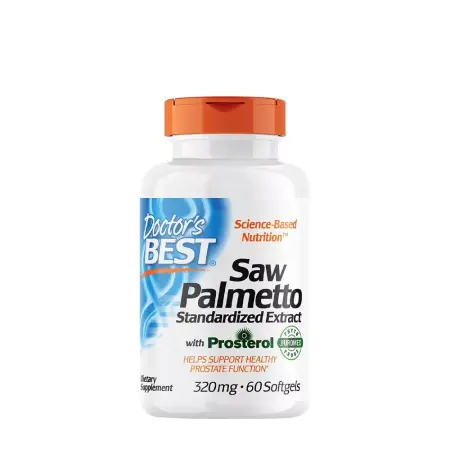 Doctor's Best Saw Palmetto Standardized Extract 320 mg (60 Softgels) - Doctor's Best